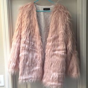 fake fur coat